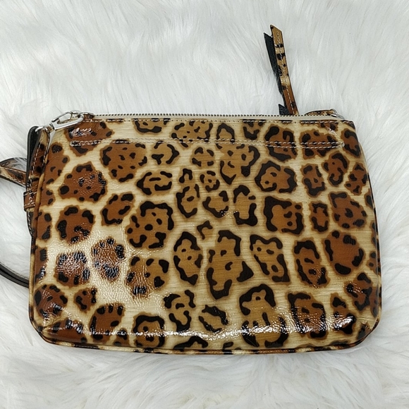 Brighton Patent Leopard Print Crossbody Bag - Picture 7 of 8